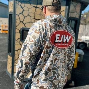 Old School Camo Fleece Hoody