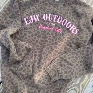 Cotton Collective Leopard Crew